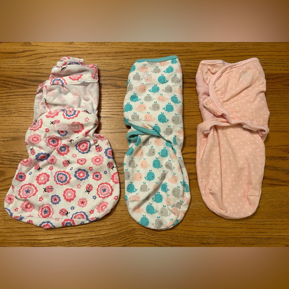 SwaddleMe and SwaddleSure (Halo) Baby Swaddle Bundle